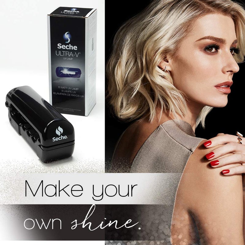 Seche Ultra-V UV Nail Dryer, Battery Operated Handheld Lamp, Batteries NOT Included - Image 2